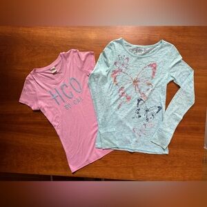 Hollister youth short sleeve shirt/ Mudd short sleeve shirt size 16